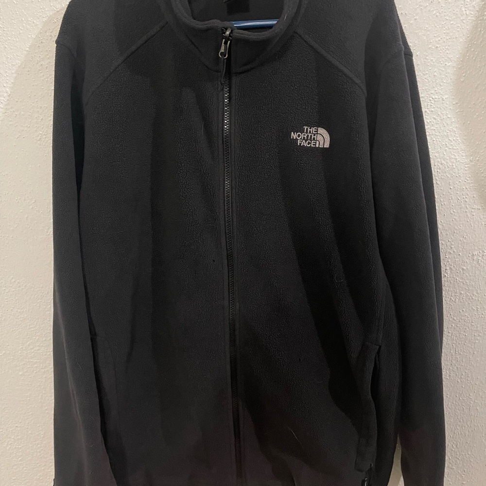 The North Face Men's Zip-Up Black Jacket